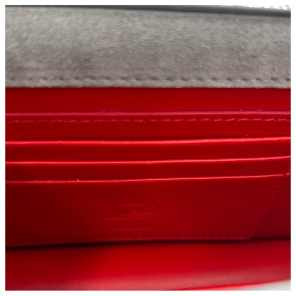 Christian Louboutin, LOUBI54 clutch/shoulder bag with chain made Italy - Picture 6 of 10